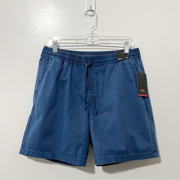 Van’s Navy Blue Range Relaxed Elastic 18'' Shorts Size Medium - Picture 1 of 6